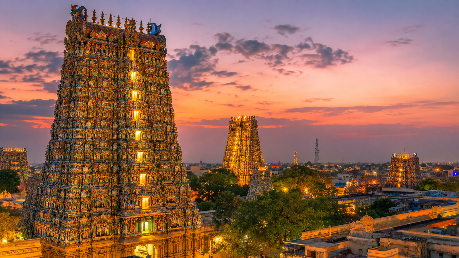 Madurai • Rameswaram • Poovar • Kanyakumari & Trivandrum Tour